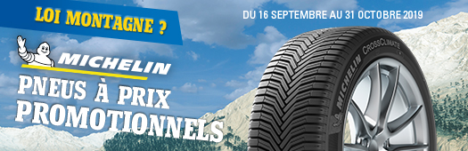 Loi Montagne ? Michelin : Pneus à prix promotionnels
