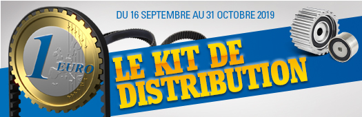Le kit de distribution à 1€