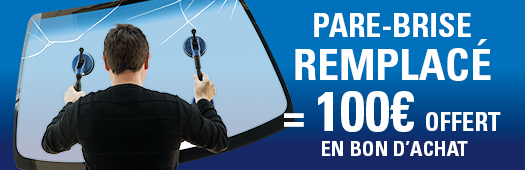 Delko remplace votre pare-brise et vous offre 100€ en bon d'achat !