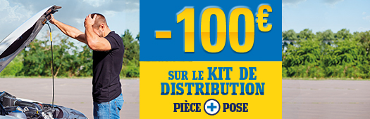 -100€ sur le kit de distribution