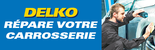 Delko répare votre carrosserie et vous offre 100€ en bon d'achat !