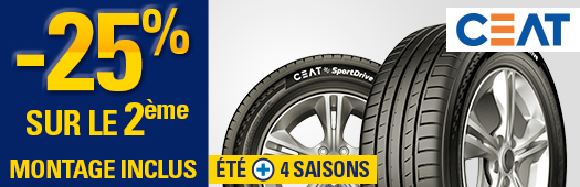 Ceat : promos sur les pneus