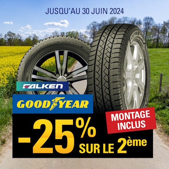 Offre pneus Goodyear