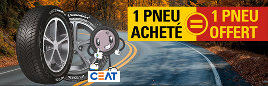 1 pneu acheté = 1 pneu offert CEAT